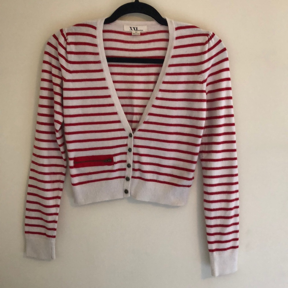 XXI boutique cotton/angora sweater